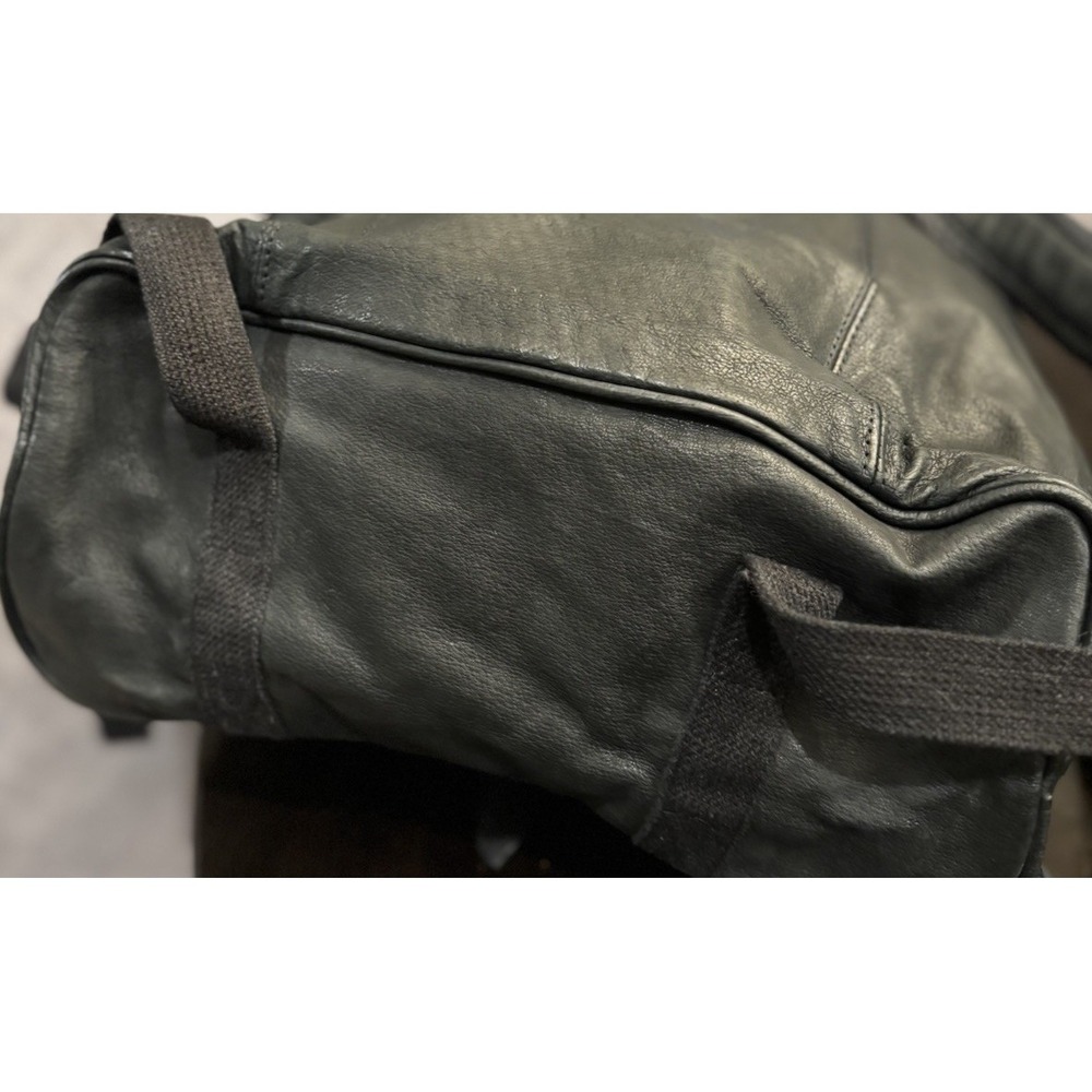 Vintage Camel Cigarettes Black Leather Drawstring Multi Pocket Collectors Bag - Picture 7 of 12